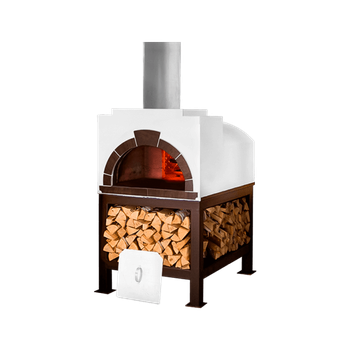 Вместительная дровяная печь модель "Простая"